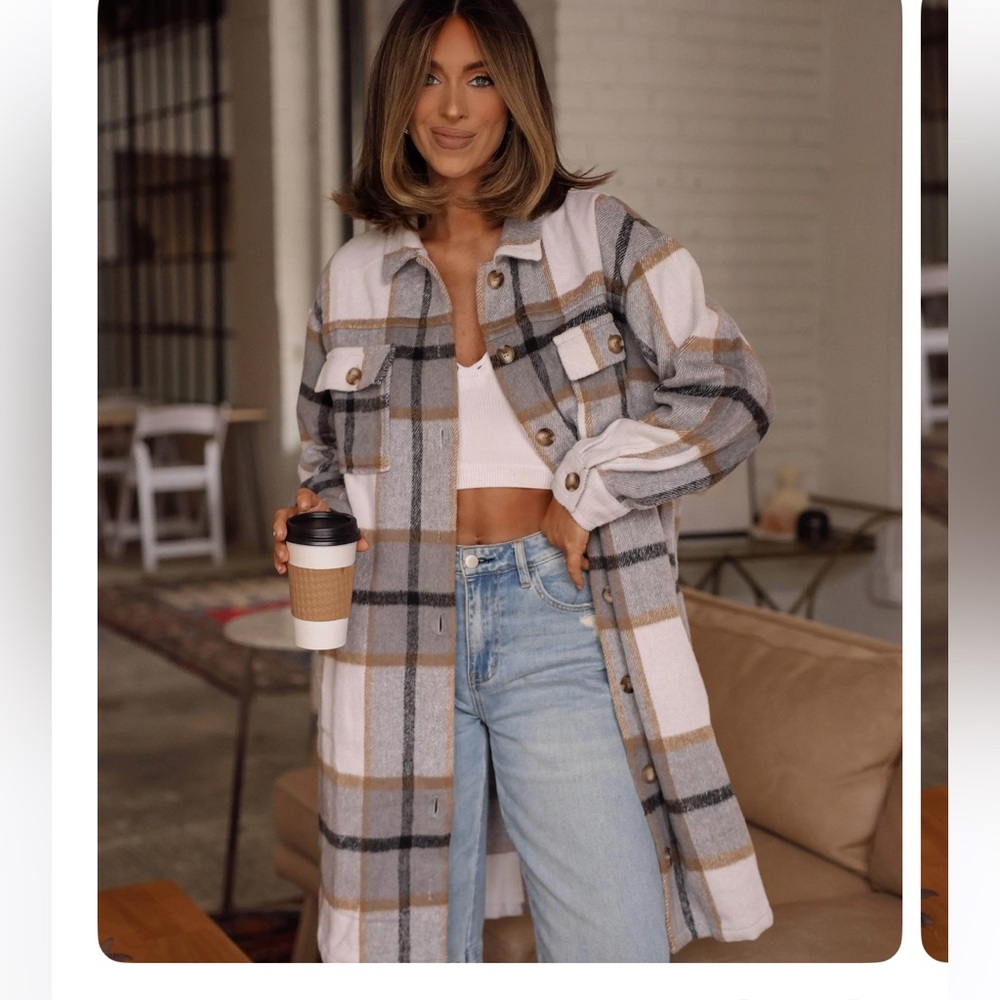 Lane 201 flannel shacket